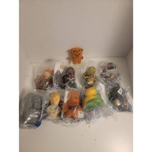 Vintage Star Wars Kids' Multicolor Episode 3 2005 Set Of 11 Burger King Toys NWT